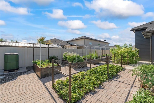 492 Applecreek St, Middleton, ID 83644 - view of patio / terrace featuring a garden
