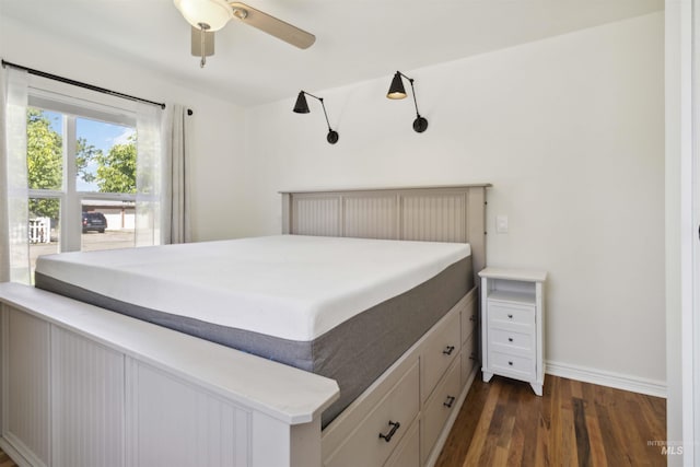 608 S Eagleson Rd, Boise, ID 83705 - bedroom with dark wood-style floors and baseboards