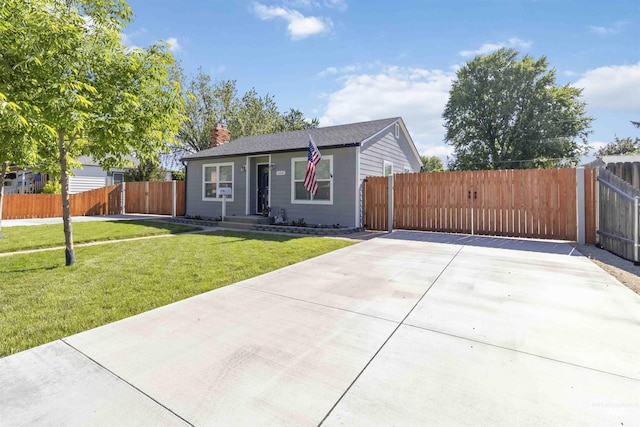 608 S Eagleson Rd, Boise, ID 83705 - view of front of house featuring a gate and a chimney