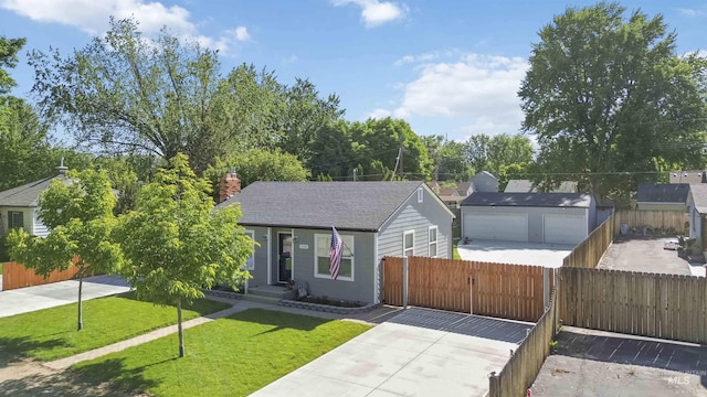 608 S Eagleson Rd, Boise, ID 83705 - view of front facade with a chimney