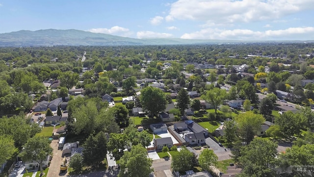 608 S Eagleson Rd, Boise, ID 83705 - aerial view of residential area featuring a mountainous background