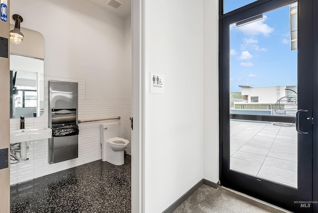 3850 E Haystack St Unit 205, Boise, ID 83716 - bathroom with healthy amount of natural light and a wainscoted wall
