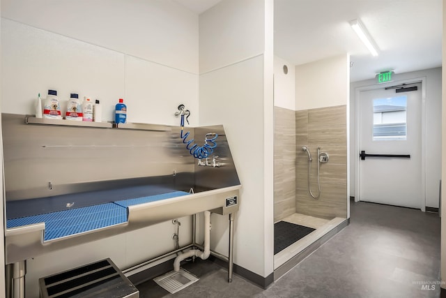 3850 E Haystack St Unit 205, Boise, ID 83716 - misc room featuring pet washing station and finished concrete flooring