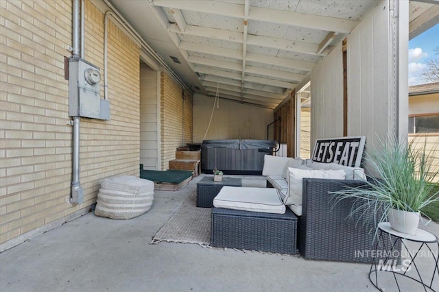 4320 N Locust Grv, Meridian, ID 83642 - view of patio featuring a hot tub