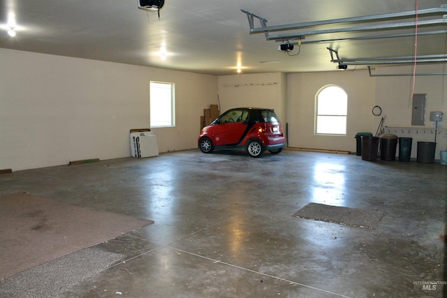 3349 E 4050 N, Twin Falls, ID 83301 - garage featuring electric panel and a garage door opener