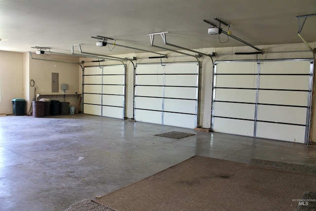 3349 E 4050 N, Twin Falls, ID 83301 - garage featuring electric panel and a garage door opener