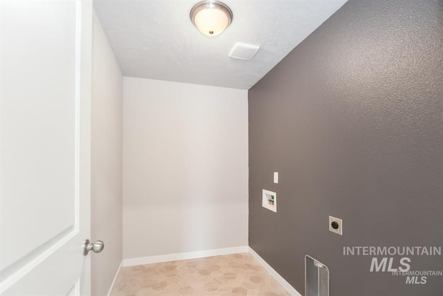 3749 E Rock Falls St, Nampa, ID 83686 - washroom with baseboards, washer hookup, laundry area, and hookup for an electric dryer
