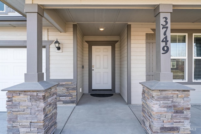 3749 E Rock Falls St, Nampa, ID 83686 - view of exterior entry featuring a porch