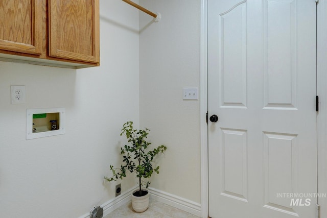 12335 W Red Spruce, Boise, ID 83713 - laundry room featuring cabinet space, hookup for a washing machine, and electric dryer hookup