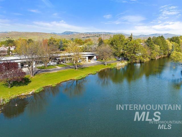 property view of water with a mountain view