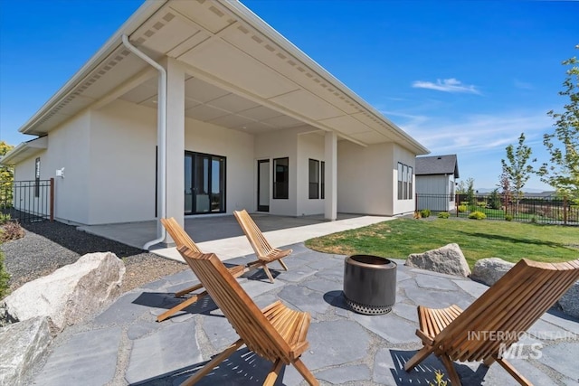 view of patio