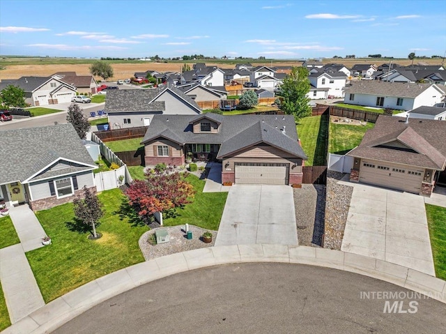 614 Ethan Ct, Jerome, ID 83338 - aerial perspective of suburban area