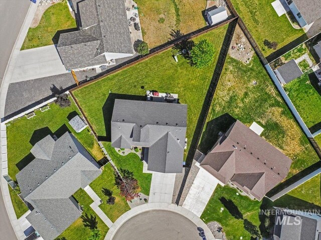 614 Ethan Ct, Jerome, ID 83338 - aerial perspective of suburban area