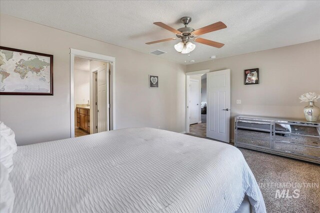 614 Ethan Ct, Jerome, ID 83338 - carpeted bedroom featuring a ceiling fan