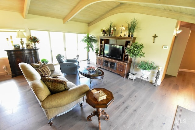708 16th St, Clarkston, WA 99403 - living area featuring wood finished floors and wood ceiling