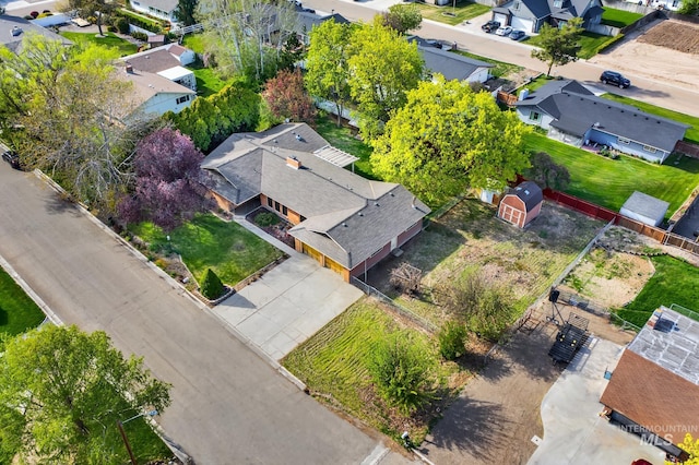 204 Hilldrop St, Caldwell, ID 83605 - drone / aerial view featuring a residential view