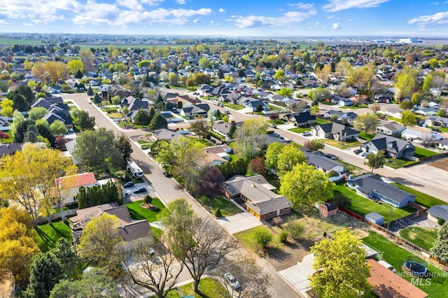 204 Hilldrop St, Caldwell, ID 83605 - drone / aerial view featuring a residential view