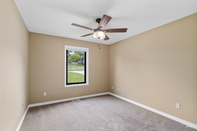 3224 Meadowlark, Lewiston, ID 83501 - spare room with ceiling fan, carpet flooring, and baseboards