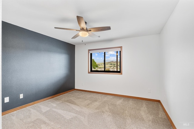 3224 Meadowlark, Lewiston, ID 83501 - carpeted empty room with a ceiling fan and baseboards