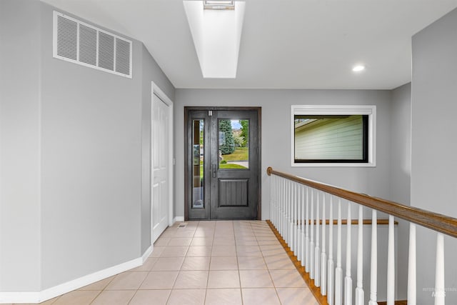 3224 Meadowlark, Lewiston, ID 83501 - foyer entrance with baseboards, light tile patterned flooring, and recessed lighting