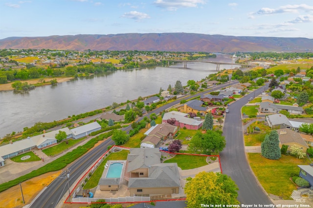 3224 Meadowlark, Lewiston, ID 83501 - aerial perspective of suburban area featuring a water and mountain view and a notable bridge