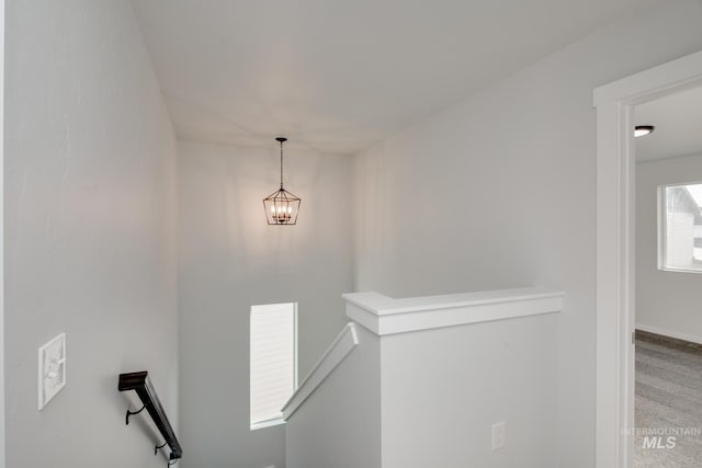view of stairway