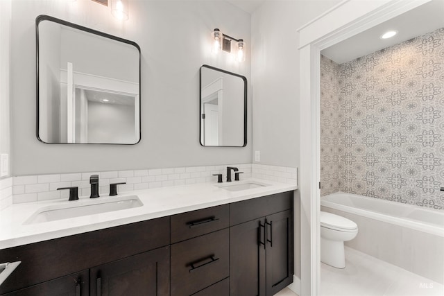 6536 W Flathead Lake St, Eagle, ID 83616 - bathroom with double vanity and bathtub / shower combination