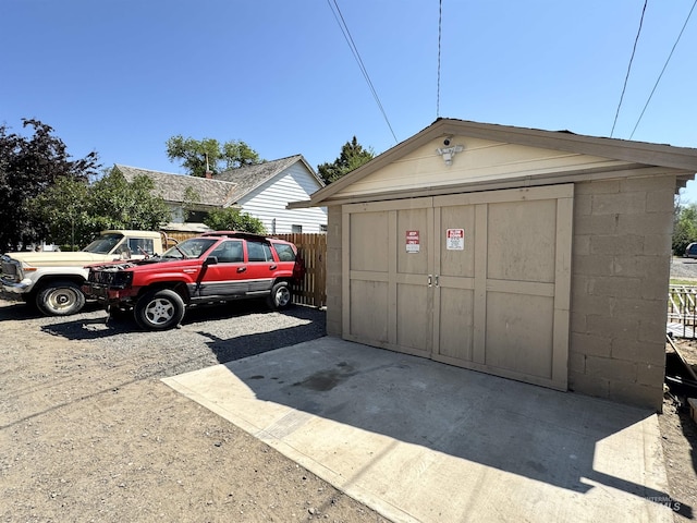 713 California St, Gooding, ID 83330 - detached garage with a storage unit
