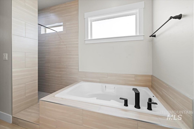 2187 E Hidcote St, Meridian, ID 83642 - full bath featuring a garden tub and walk in shower