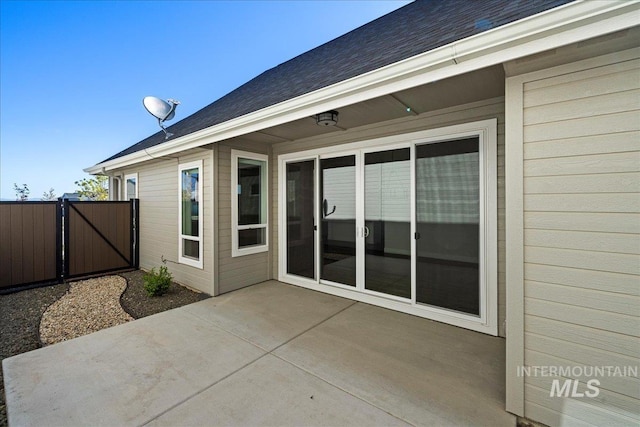 2187 E Hidcote St, Meridian, ID 83642 - view of patio featuring a gate