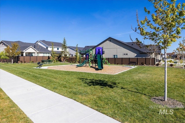 2187 E Hidcote St, Meridian, ID 83642 - community playground featuring a residential view