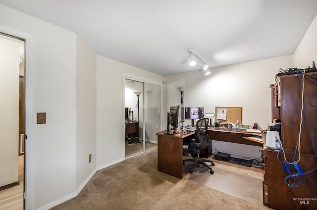 3344 N Tumbleweed, Boise, ID 83713 - office with carpet flooring and track lighting
