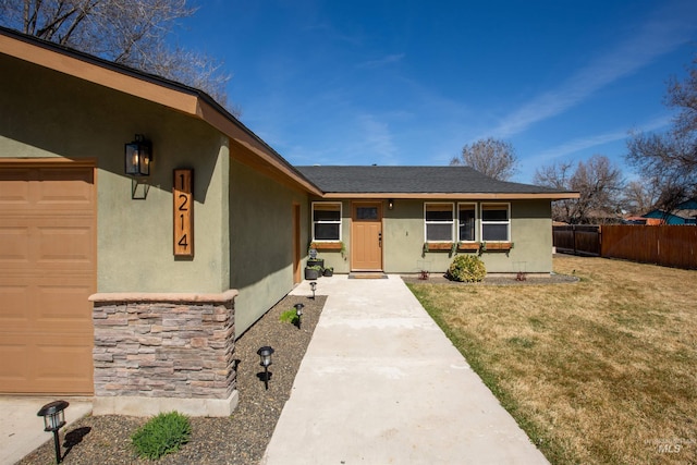 1214 E Pennsylvania Pl, Nampa, ID 83686 - view of exterior entry featuring stucco siding and stone siding