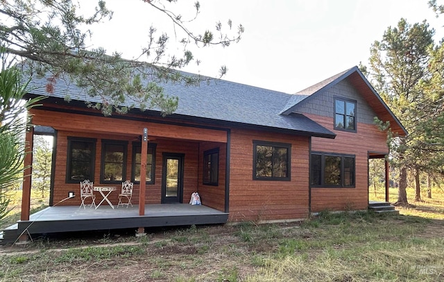 view of rear view of house