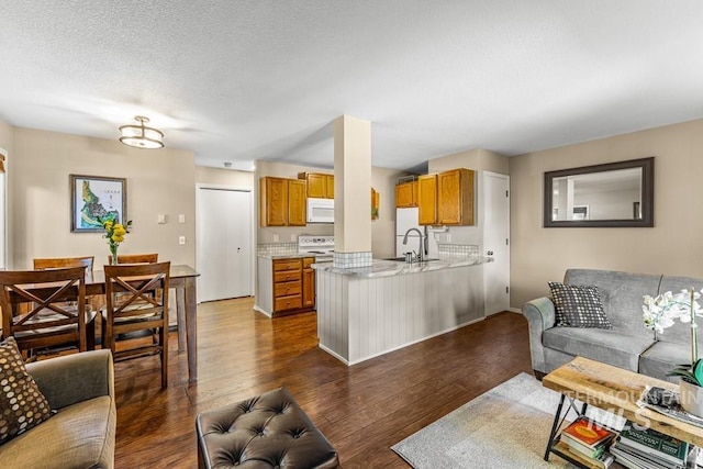 601 Hemlock St Unit 3, Mccall, ID 83638 - living room with dark wood finished floors