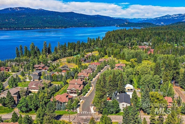 601 Hemlock St Unit 3, Mccall, ID 83638 - aerial view of residential area with a water and mountain view