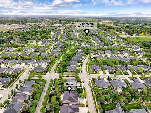 3345 W Dublin St, Eagle, ID 83616 - aerial view of residential area