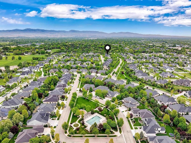3345 W Dublin St, Eagle, ID 83616 - aerial perspective of suburban area with a mountainous background