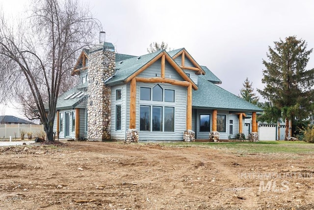 view of front of home