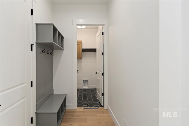 6535 S Evie Way, Eagle, ID 83714 - mudroom with light wood finished floors and baseboards