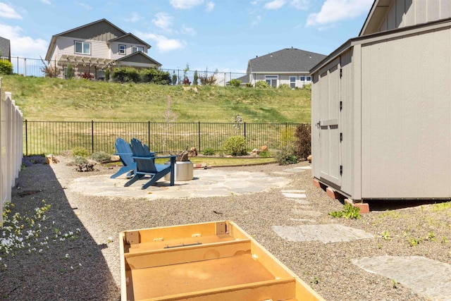 view of fenced backyard
