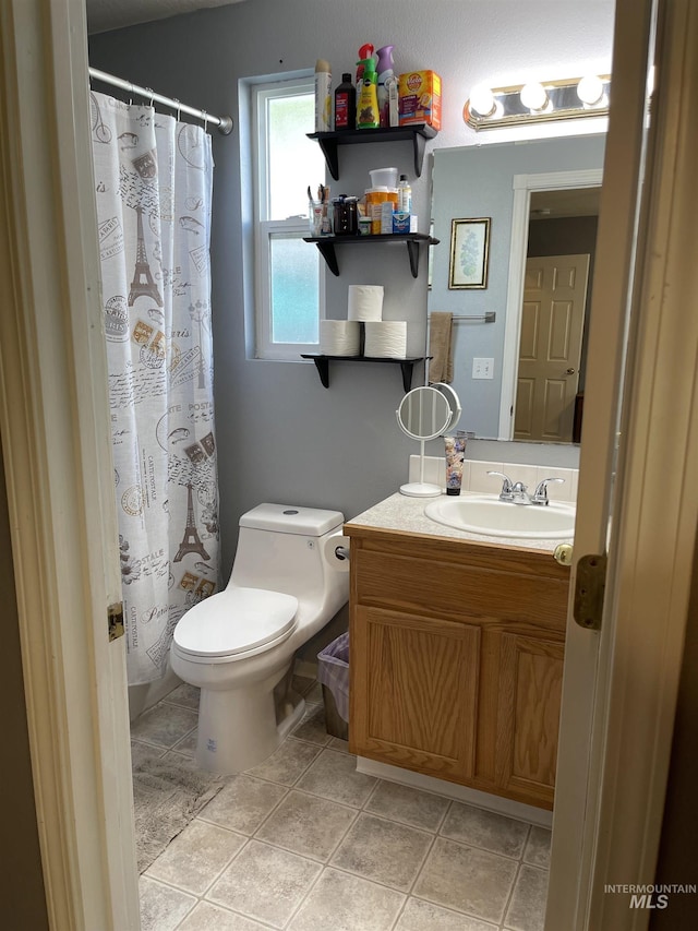 14285 Shenandoah St, Caldwell, ID 83607 - bathroom with vanity and curtained shower