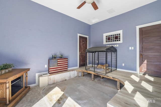 133 N Rd, Jerome, ID 83338 - interior space featuring a ceiling fan
