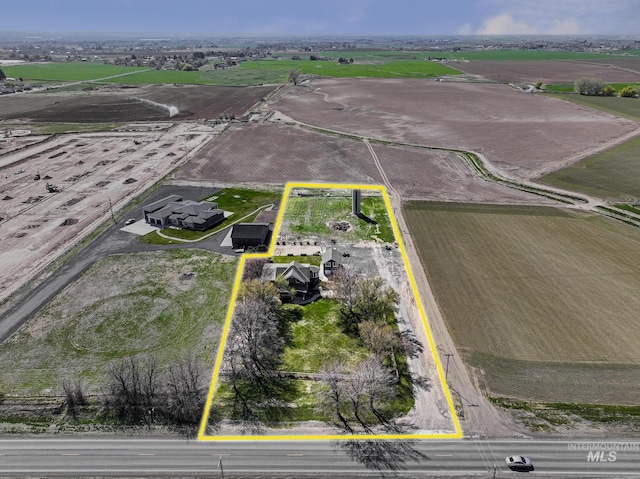 133 N Rd, Jerome, ID 83338 - birds eye view of property featuring a rural view