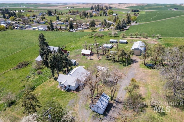 1045 N Beech Rd, Genesee, ID 83832 - bird's eye view featuring a rural view