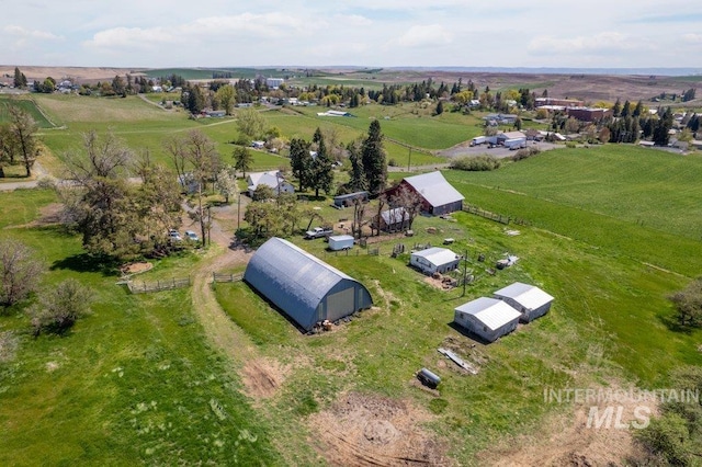 1045 N Beech Rd, Genesee, ID 83832 - bird's eye view featuring a rural view