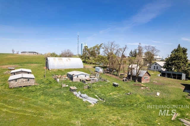 1045 N Beech Rd, Genesee, ID 83832 - view of yard featuring a pole building and an outbuilding
