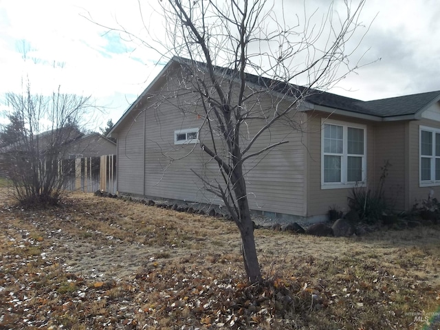 view of home's exterior