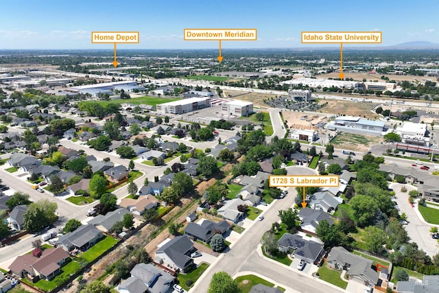 1728 S Labrador Pl, Meridian, ID 83642 - aerial view