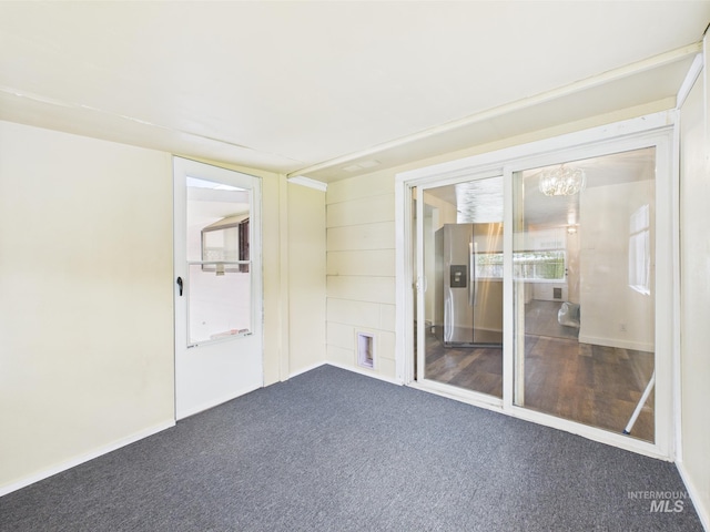 1409 Blane, Emmett, ID 83617 - unfurnished sunroom featuring a chandelier
